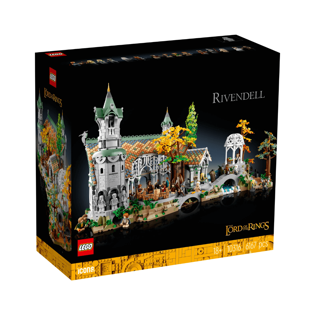 10316 Lego Icons The Lord Of The Rings, Rivendell Front Of Packaged Box