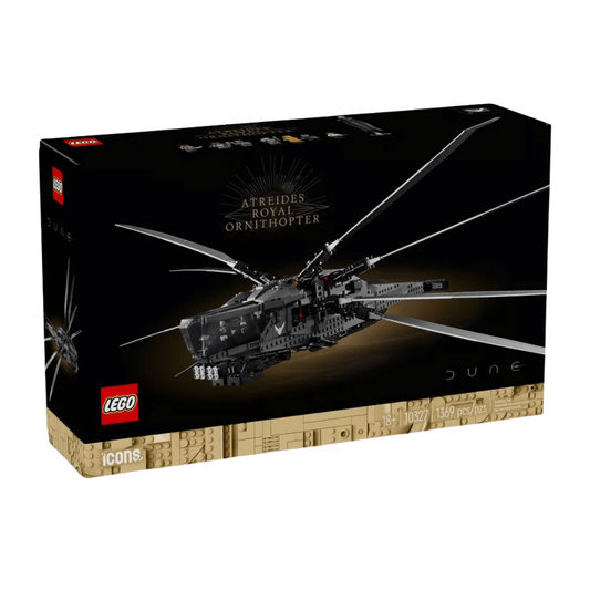 Lego atrides royal ornithopter aircraft build toyworld lismore