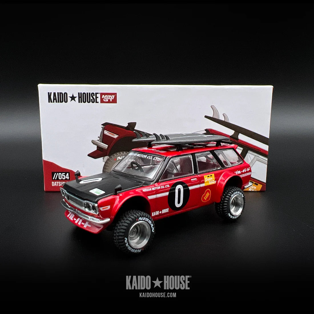 Mini GT - 1:64 Datsun KAIDO 510 Wagon Kaido GT Surf Safari RS V2