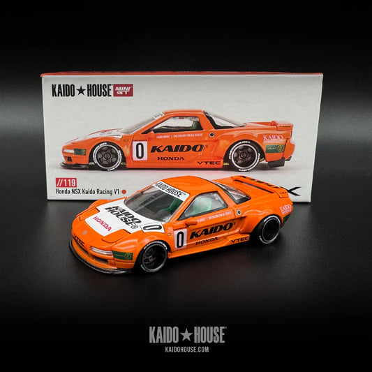 Mini GT - 1:64 Honda NSX Racing V1 Kaido Works Orange