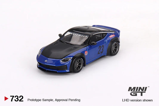 Mini GT 1:64 Nissan Z LB Nation Works Serian Blue