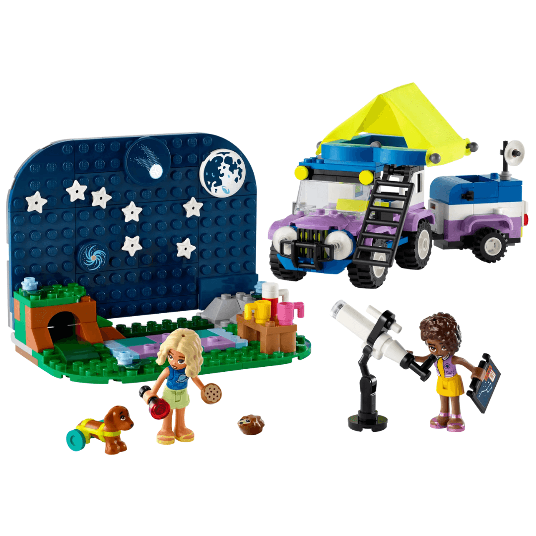 lego star gazing set with camping vehicle and telescope toyworld lismore