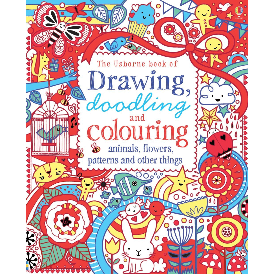 Usborne Books The Book of Drawing Doodling and Colouring Animals Flo