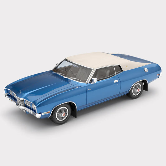 Authentic 1:18 Ford P4 Landau Cosmic Blue