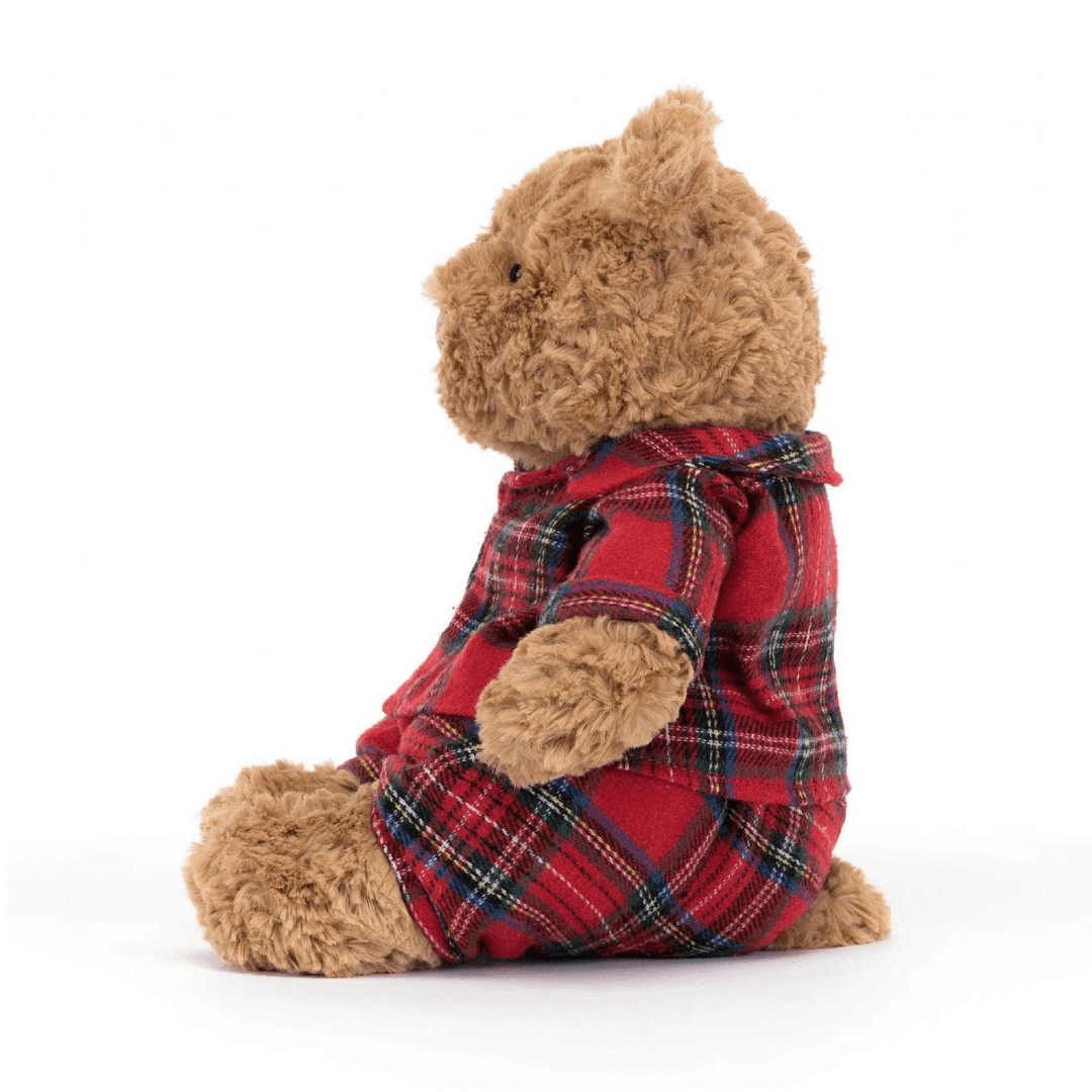 Jellycat bartholomew bear soft toy with pj set on available at Toyworld Lismore