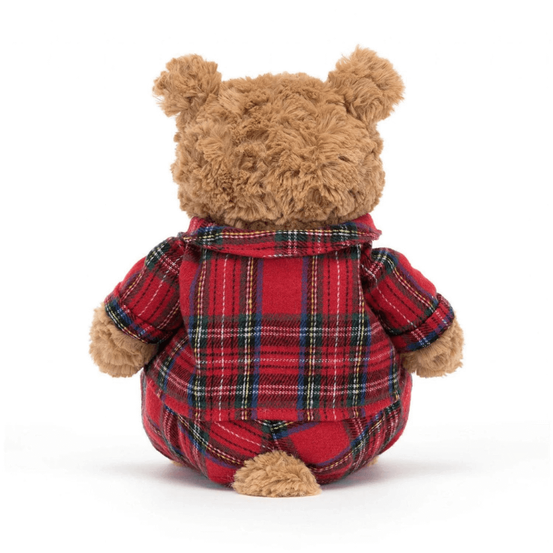 Jellycat bartholomew bear soft toy with pj set on available at Toyworld Lismore