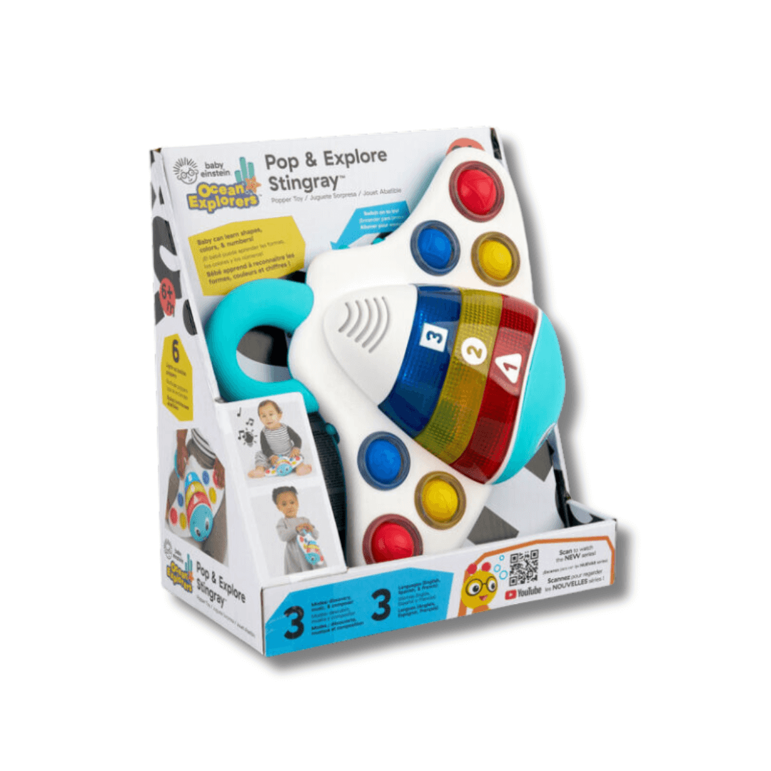 Baby Einstein - Pop and Explore Stingray Popper