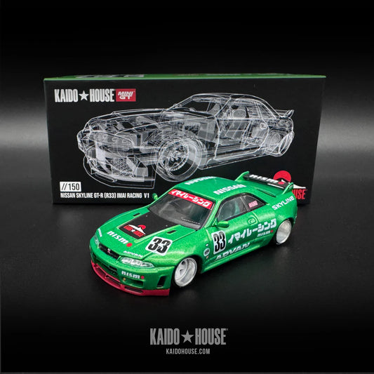 PRE ORDER Mini GT - 1:64 Nissan Skyline GT-R R33 Imai Racing V1 Kaido House