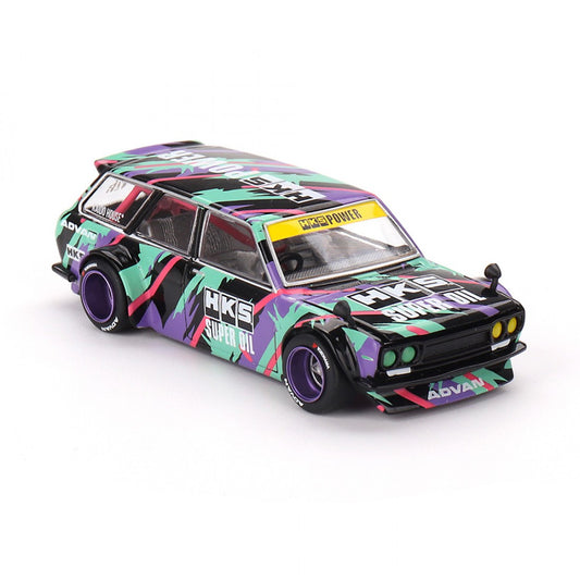 Mini GT - 1:64 Datsun 510 Wagon 510 Pro Street HKS V1 Kaido House
