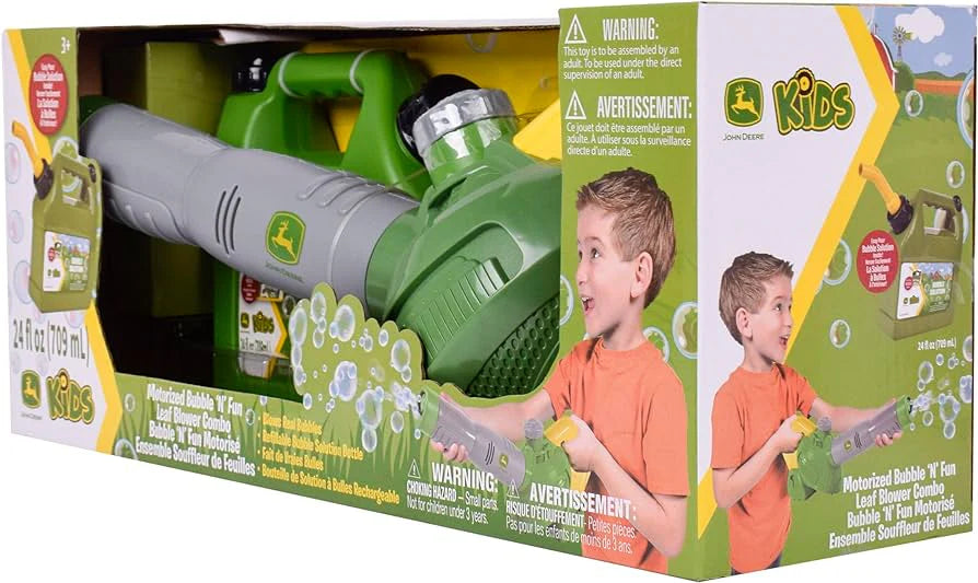 Bubble Leaf Blower & Bubble Refill - John Deere