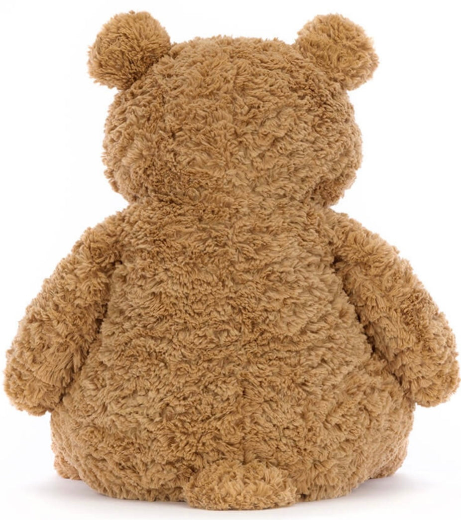 Jellycat Bartholomew Bear Medium Back View