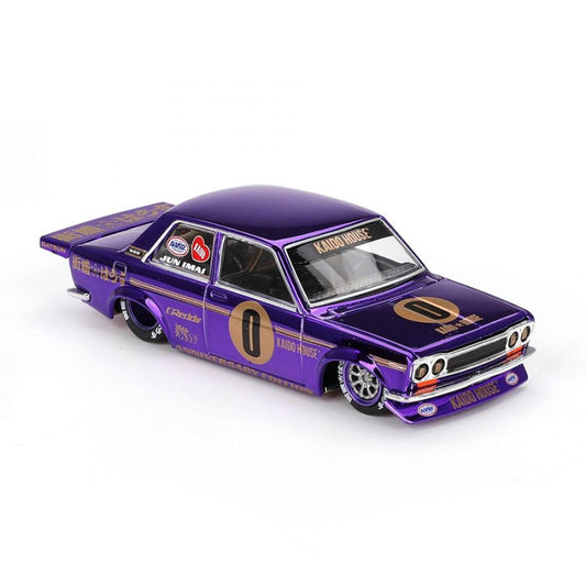 Mini GT - 1:64 Datsun 510 Pro Street Anniversary Purple Metallic Kaido House Main