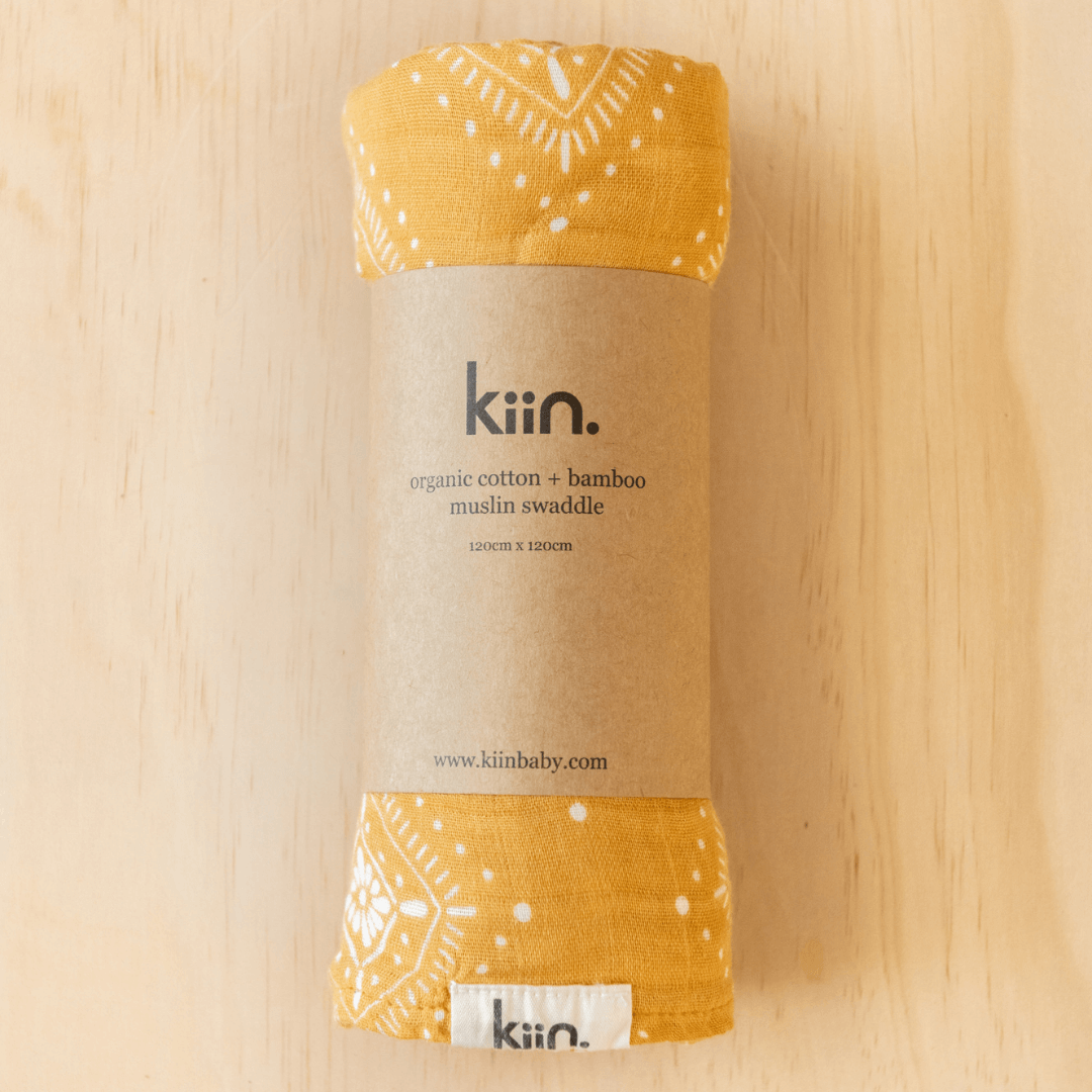 Kiin - Organic Muslin Swaddle - Assorted Patterns