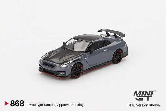 Mini GT - 1:64 Nissan GT-R Nismo 2024 NISMO Stealth Gray