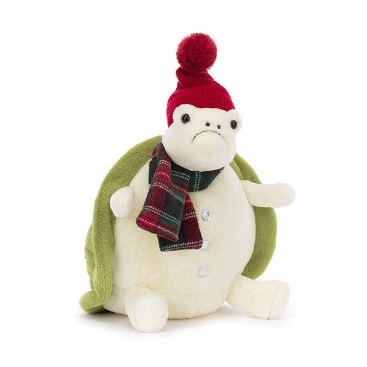 Snowman Timmy Turtle Jellycat Red Beanie 