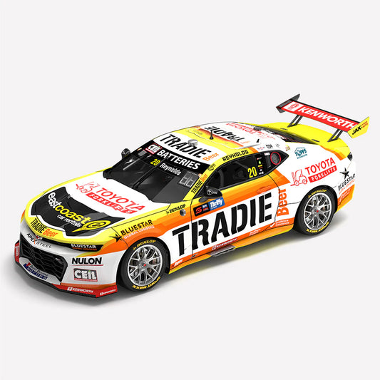 PREORDER - 1:18 Reynolds Tradie Beer Racing No.20 Chevrolet Camaro ZL1 - 2024 Supercars Championship Season