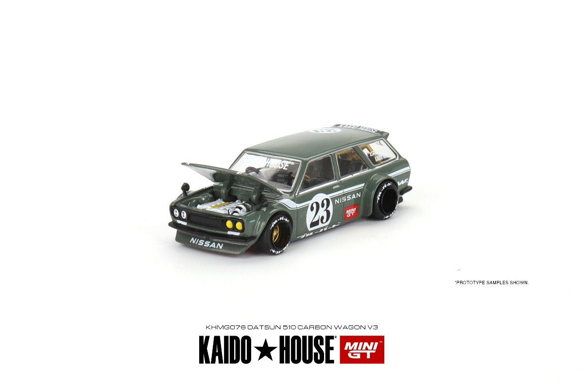 mytoykingdom.com.au_Mini_GT1:64_Datsun_510_Kaido_House_Wagon_Carbon_Fibre_V3_Front