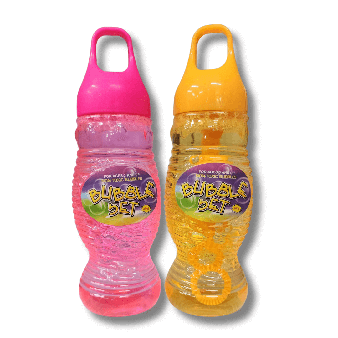 bubble mix 260 ml pink or orange