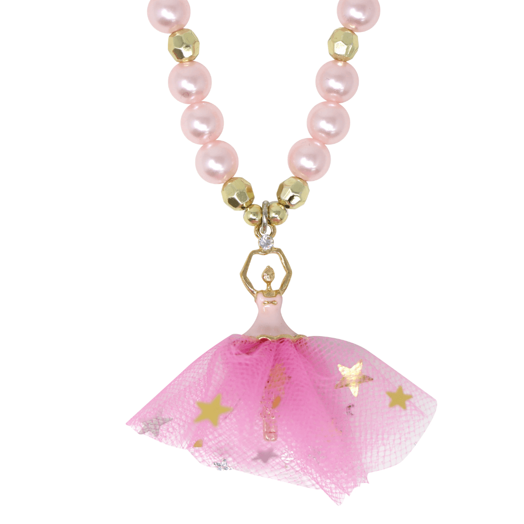 Pink Poppy - Ballerina Charm Necklace