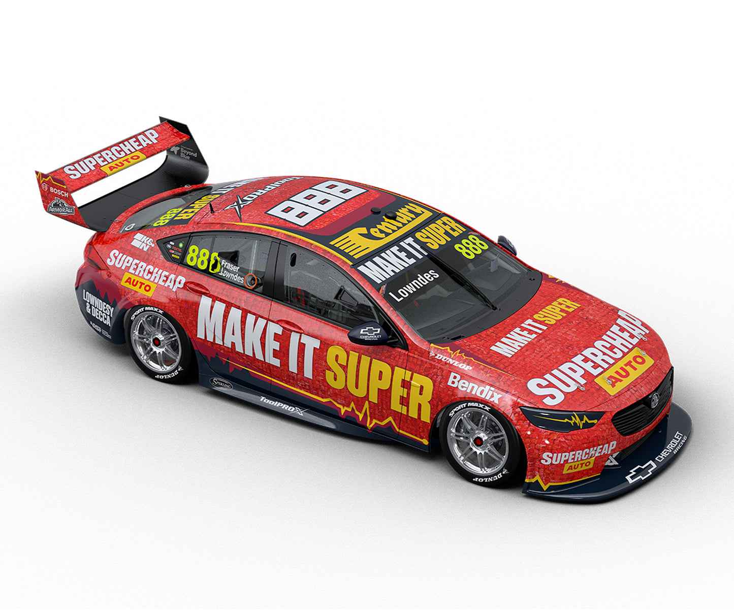 Bathurst 1000 - Lowndes and Fraser 1:43 replica