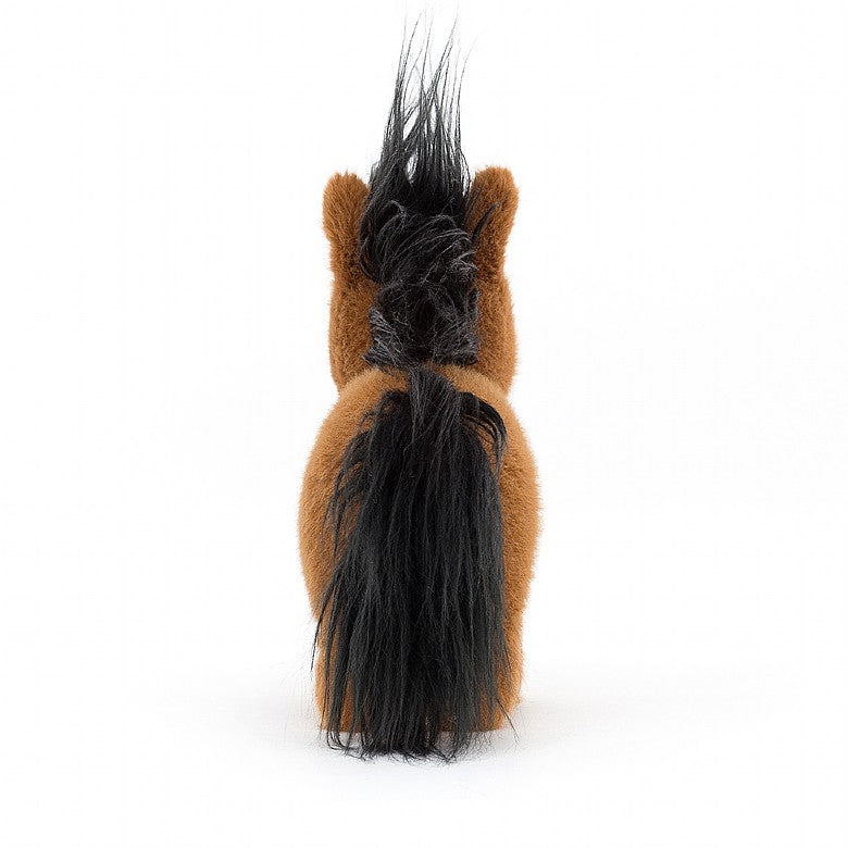 Jellycat Soft Toys Clip Clop Brown Horse with Black Maine