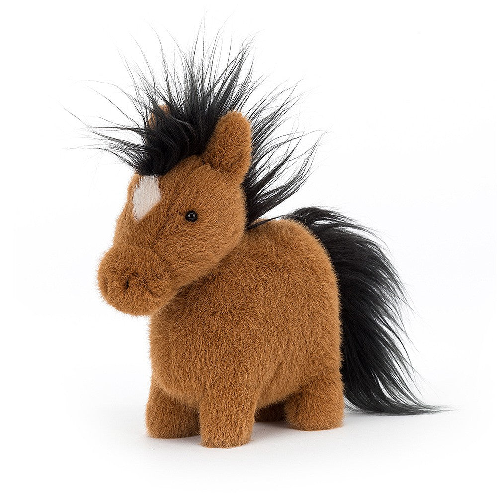 Jellycat Soft Toys Brown Horse with Black Maine Clip Clop