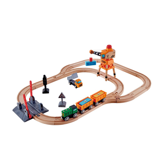 Hape - Crossing and Crane Set