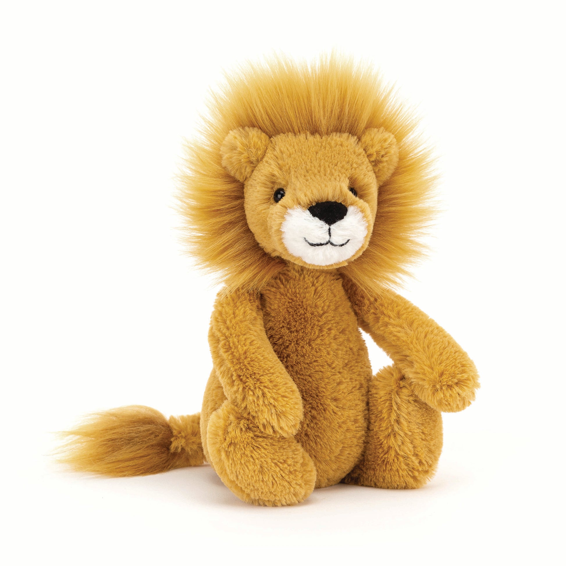 Bashful Lion Small Jellycat Orange