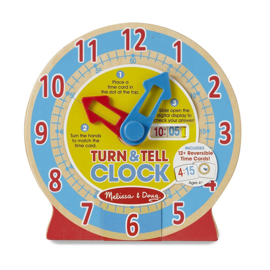 Melissa and Doug - Turn and Tell Clock