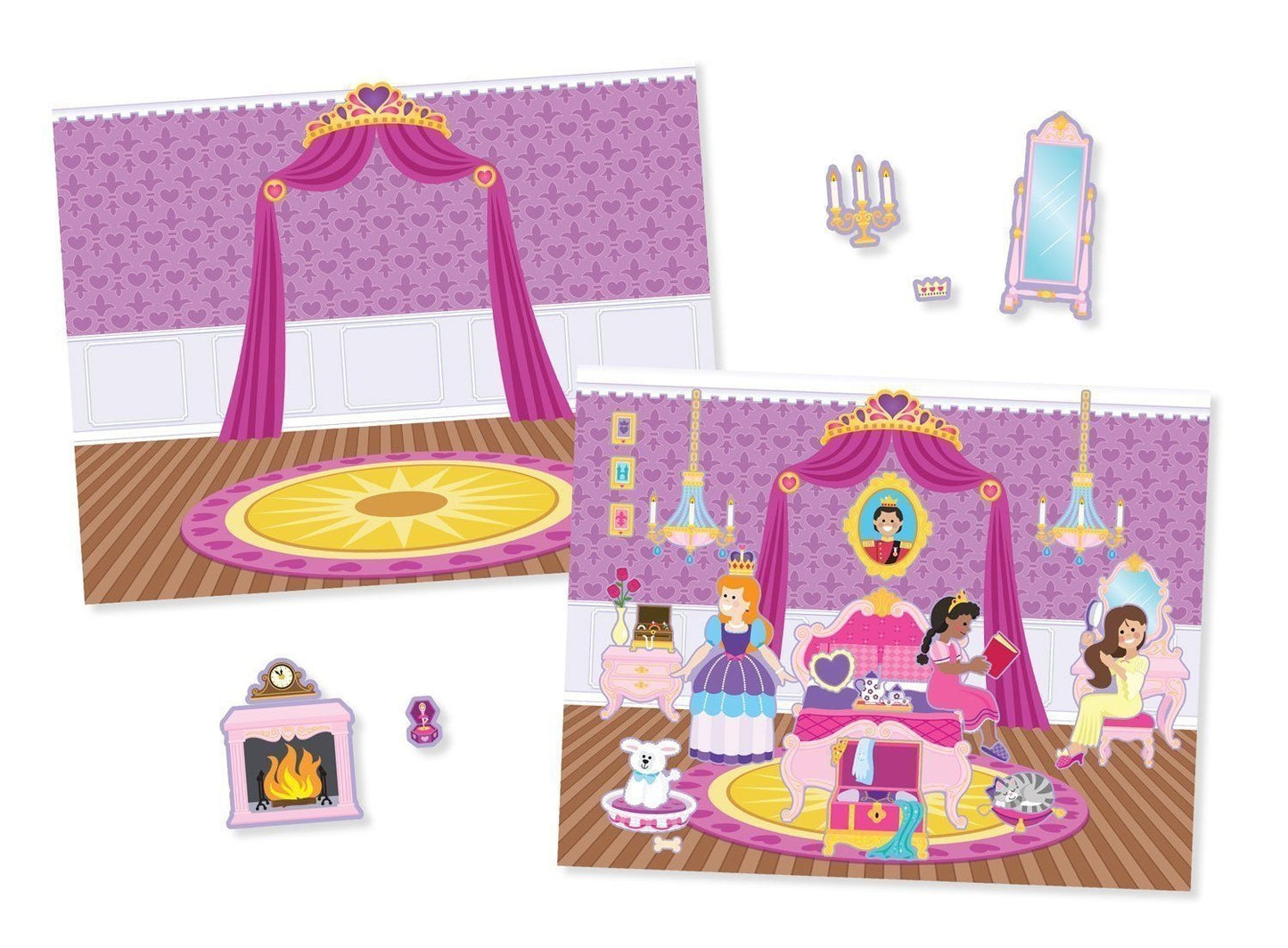 Melissa and Doug - Reusable Sticker Pad Castle