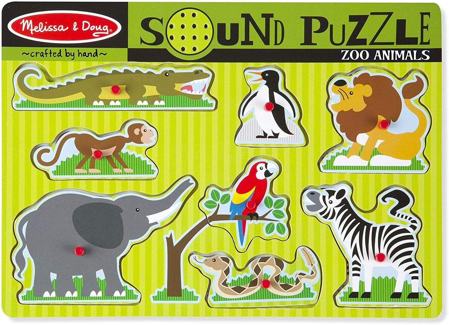 Melissa and Doug - Zoo Animals Sound Puzzle 8pc